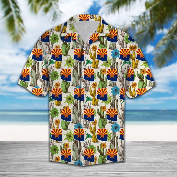 Arizona Cactus Blossom H87024 - Hawaii Shirt Jezsport.com