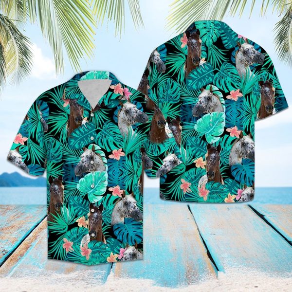 Appaloosa Green Tropical G5709- Hawaii Shirt Jezsport.com