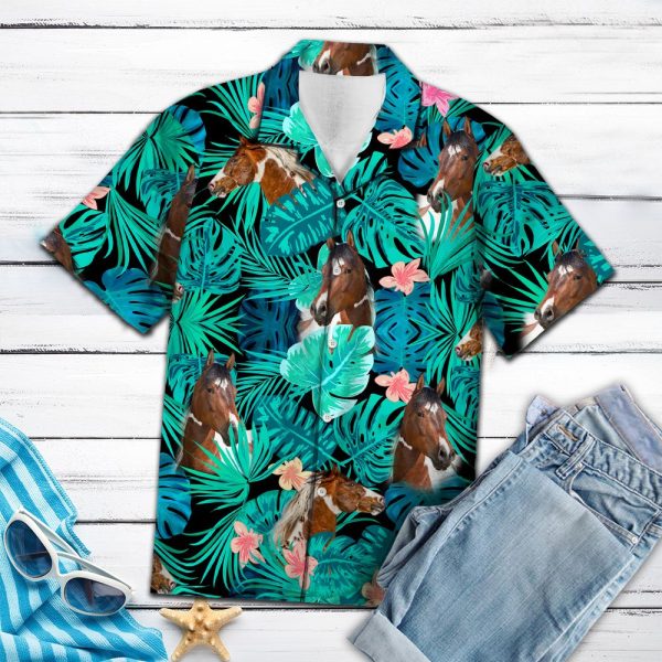 American Paint Green Tropical G5709- Hawaii Shirt Jezsport.com