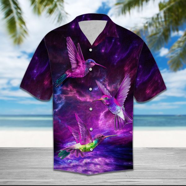 Hummingbird Purple Hawaii Shirt Jezsport.com