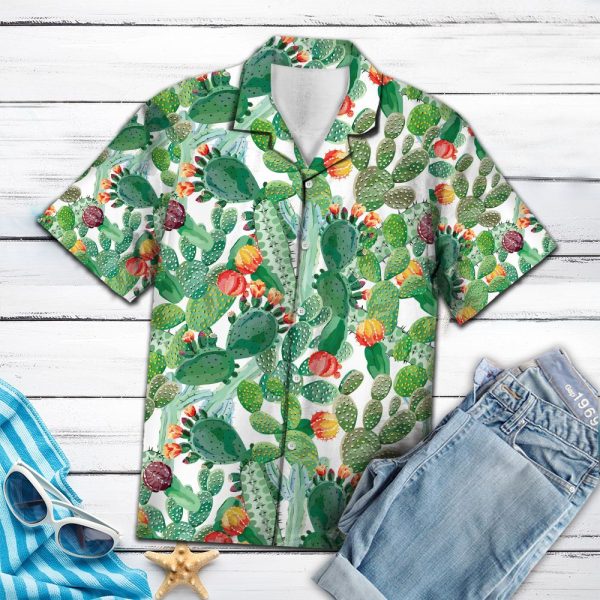 Lovely Cactus Hawaii Shirt Summer Shirt For Men and Women Jezsport.com