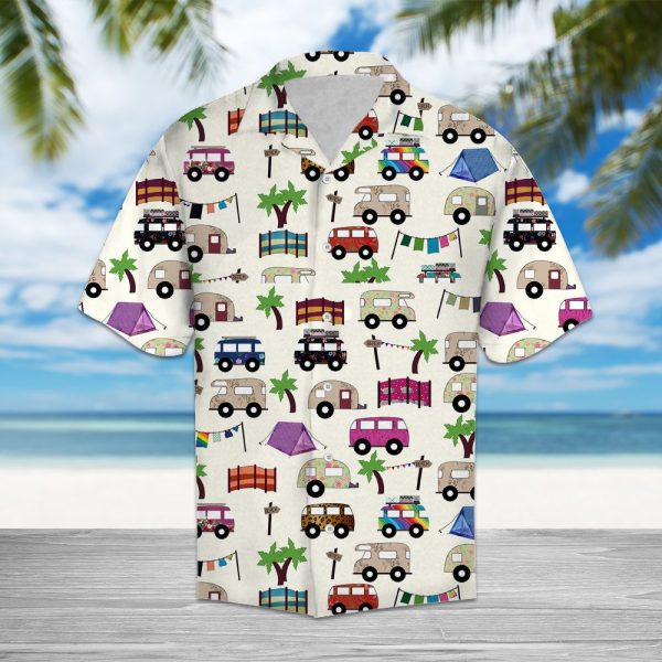 Camping Car Party Hawaii Shirt, Summer Shirt For Men and Women, Short Sleeve Jezsport.com