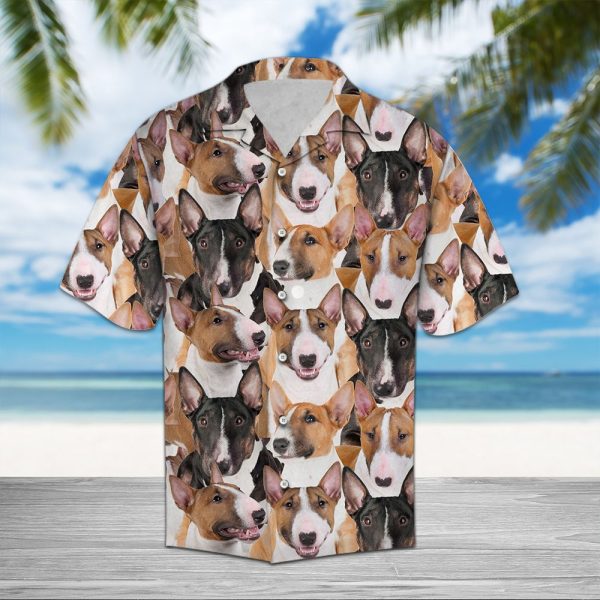 Miniature Bull Terrier Awesome Hawaii Shirt Summer Shirt For Men and Women Jezsport.com