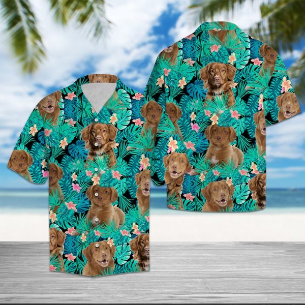 Nova Scotia Duck Tolling Retriever Tropical Hawaii Shirt, Summer Shirt For Men and Women, Short Sleeve Jezsport.com