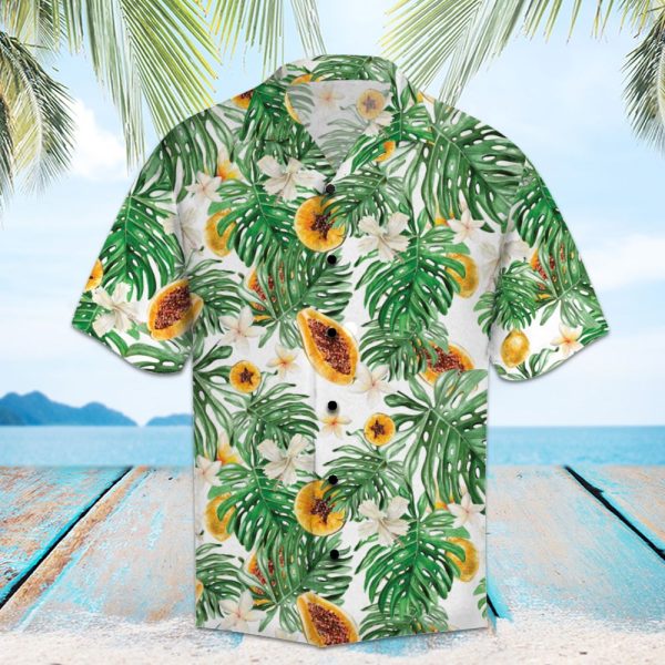 Amazing Papaya Hawaii Shirt, Summer Shirt For Men and Women, Short Sleeve Jezsport.com