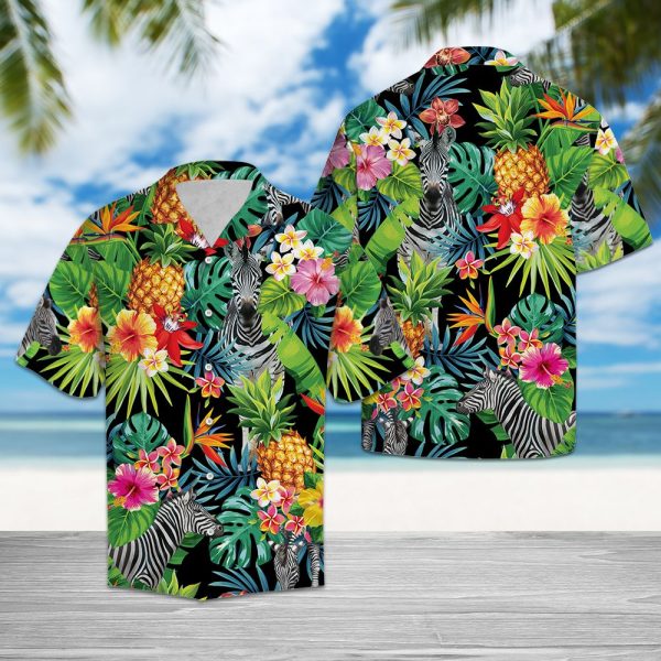 Hiding Zebra Hawaii Shirt, Summer Shirt For Men and Women Jezsport.com