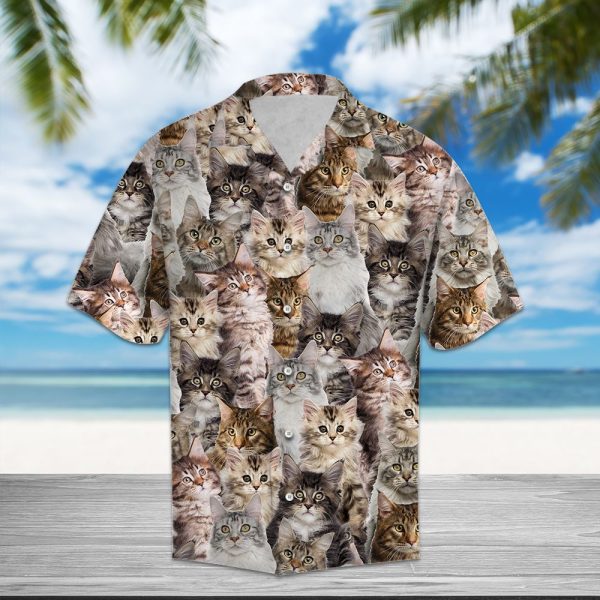 Maine Coon Awesome Hawaii Shirt Summer Shirt For Men and Women Jezsport.com