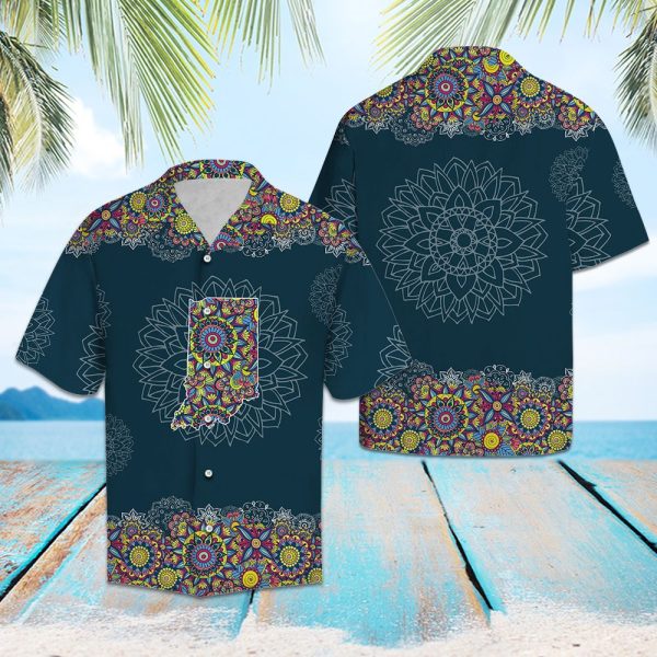 Indiana Mandala Hawaii Shirt, Summer Shirt For Men and Women Jezsport.com