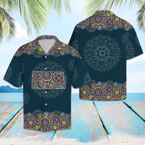 Kansas Mandala Hawaii Shirt, Summer Shirt For Men and Women Jezsport.com