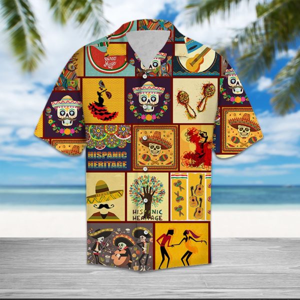 Hispanic Culture Heritage Hawaii Shirt, Summer Shirt For Men and Women Jezsport.com