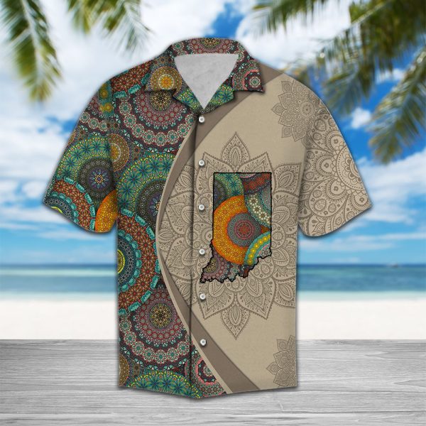 Indiana Mandala Hawaii Shirt, Summer Shirt For Men and Women Jezsport.com