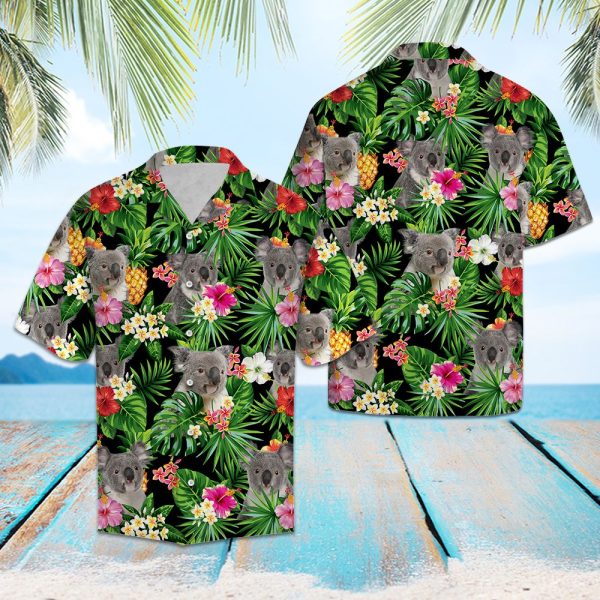 Koala Pineapple Tropical Hawaii Shirt, Summer Shirt For Men and Women Jezsport.com