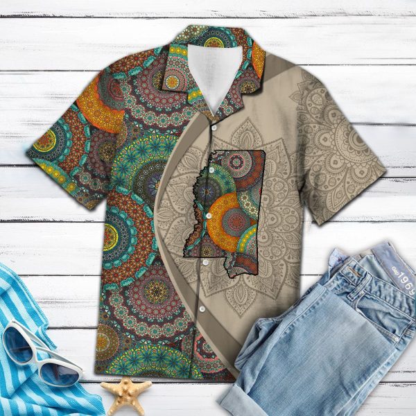 Mississippi Mandala Hawaii Shirt Summer Shirt For Men and Women Jezsport.com