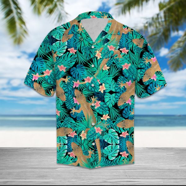 Gecko Tropical Hawaii Shirt Jezsport.com