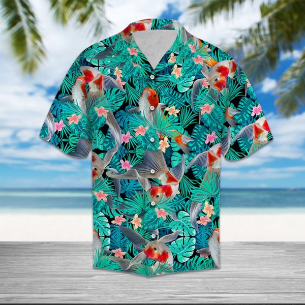 Koi Fish Tropical Hawaii Shirt, Summer Shirt For Men and Women Jezsport.com