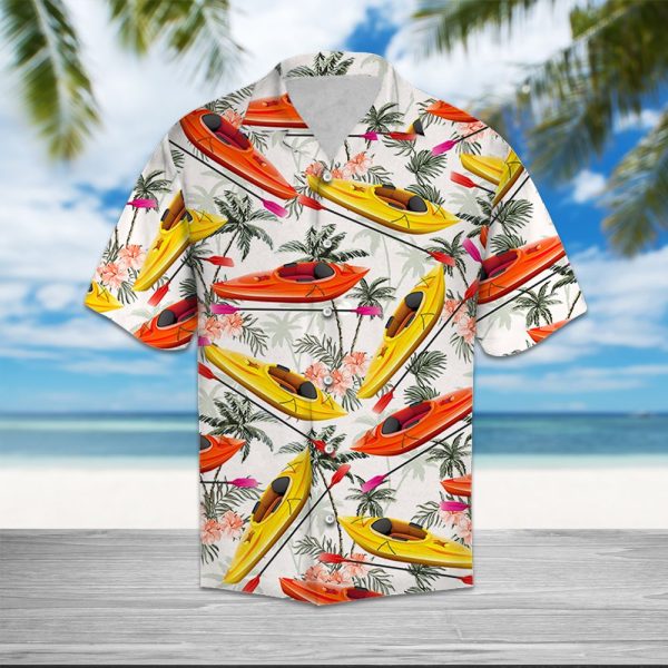 Kayak Tropical VintageHawaii Shirt, Summer Shirt For Men and Women Jezsport.com