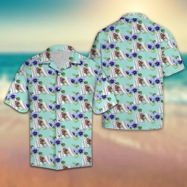 Illinois Violet Hawaii Shirt, Summer Shirt For Men and Women Jezsport.com