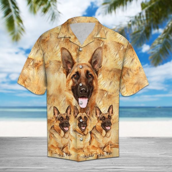 German Shepherd Great Hawaii Shirt Jezsport.com