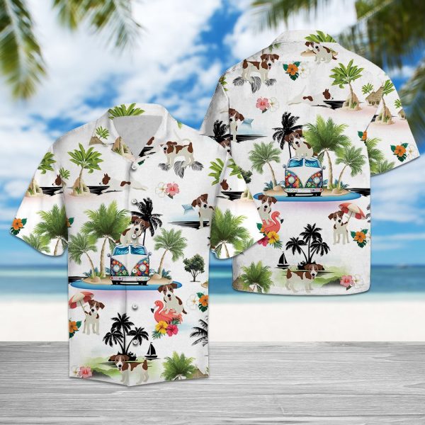 Jack Russell Terrier Vacation Hawaii Shirt, Summer Shirt For Men and Women Jezsport.com