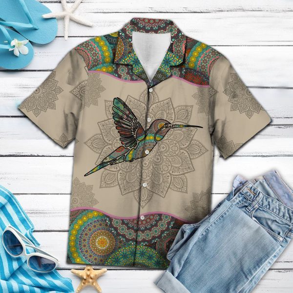 Hummingbird Mandala Hawaii Shirt, Summer Shirt For Men and Women Jezsport.com