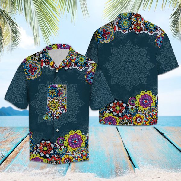 Indiana Mandala Hawaii Shirt, Summer Shirt For Men and Women Jezsport.com