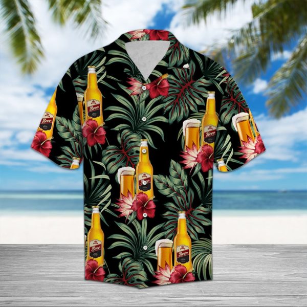 Beer Tropical Hawaii Shirt, Summer Shirt For Men and Women, Short Sleeve Jezsport.com