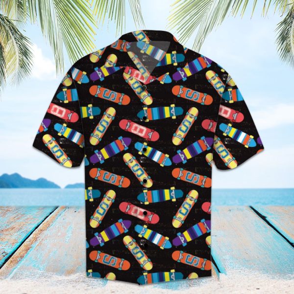 Amazing Skateboard Hawaii Shirt, Summer Shirt For Men and Women, Short Sleeve Jezsport.com