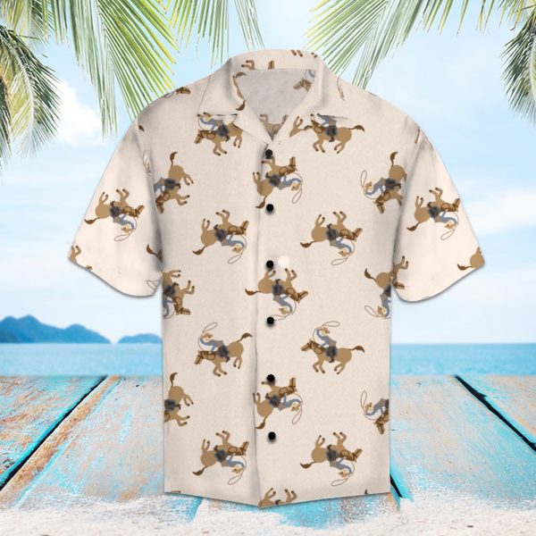 Rodeo Cowboy Hawaii Shirt Summer Shirt For Men and Womenn Jezsport.com