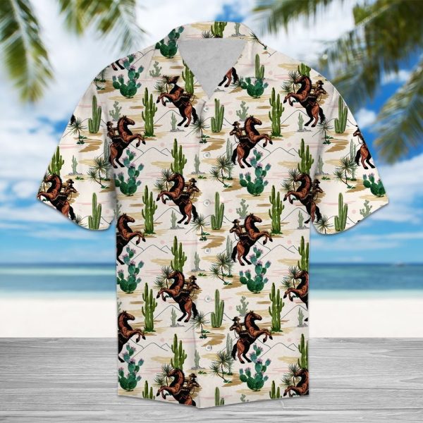 Cactus Cowboy Hawaiian Shirt Summer Shirt For Men and Women Jezsport.com