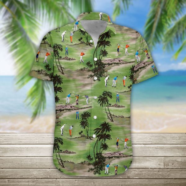 3D Golf Hawaii Shirt, Summer Shirt For Women and Women, Short Sleeve Jezsport.com