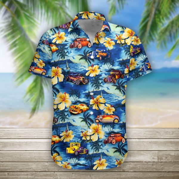 3D Hot Rod Hawaii Shirt, Summer Shirt For Men and Women Jezsport.com