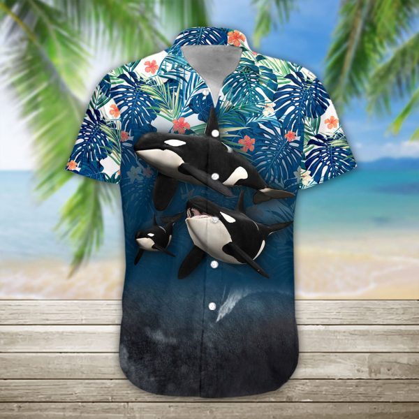 3D Whale Hawaii Shirt, Summer Shirt For Women and Women, Short Sleeve Jezsport.com