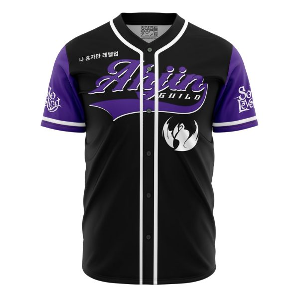 Ahjin Guild Solo Leveling Baseball Jersey 3D Printed, For Men and Women Jezsport.com