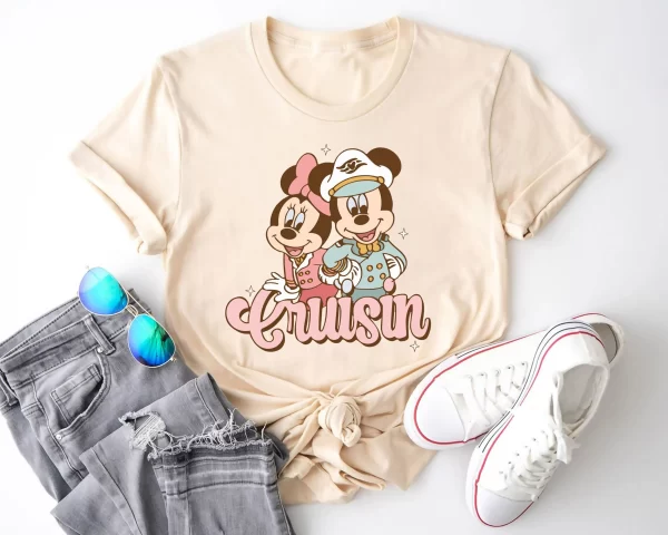 Disney Shirt For Family, Disney Family Shirts, Mickey Minnie Mouse Shirt, Disney Magical Cruisin' Shirt, Matching Disney Cruise Shirt, Natural