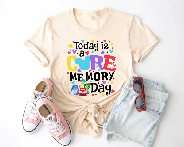 Funny Disney Shirt, Disneyland Shirt, Magic Kingdom Shirt, Today Is A Core Memory Day Shirt, Disney Inspired T-Shirt, Sand