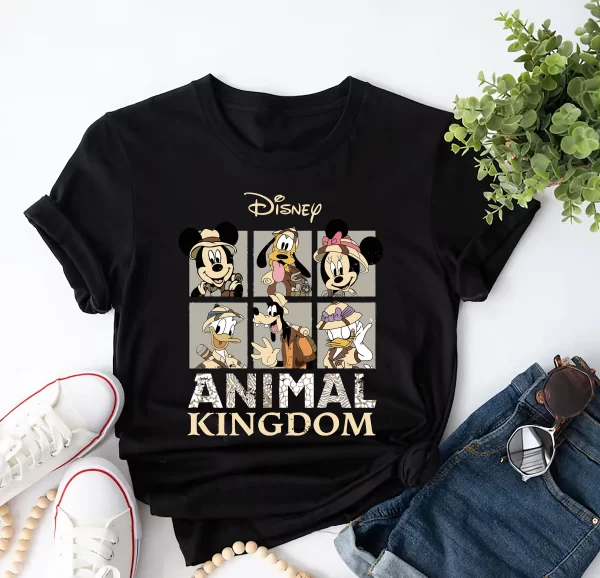 Funny Disney Shirt, Disney Character Shirts, Disneyland Shirt, Magic Kingdom Shirt, Disney Animal Kingdom T-Shirt, Black