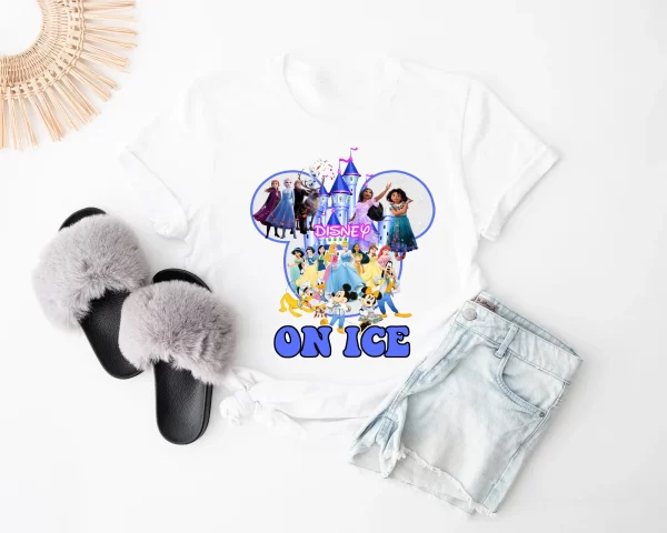 Funny Disney Shirt, Disney Character Shirts, Disneyland Shirt, Magic Kingdom Shirt, Disney On Ice Frozen T-Shirt, White