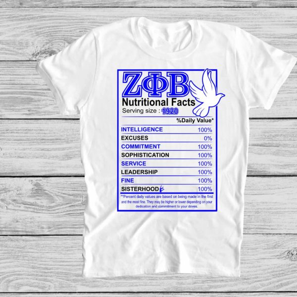 Zeta Phi Beta Shirt, Zeta Phi Beta Womanhood, Zeta Beta Phi 1920 Definition T-Shirt, Sorority Shirt, Sorority Gifts, Sisterhood Shirt, White