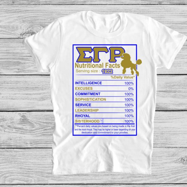 Sigma Gamma Rho Shirt, Sigma Gamma Rho Poodles Shirt, Sigma Gamma Rho 1922 Definition T-Shirt, Sorority Shirt, Sorority Gifts, Sisterhood Shirt, White