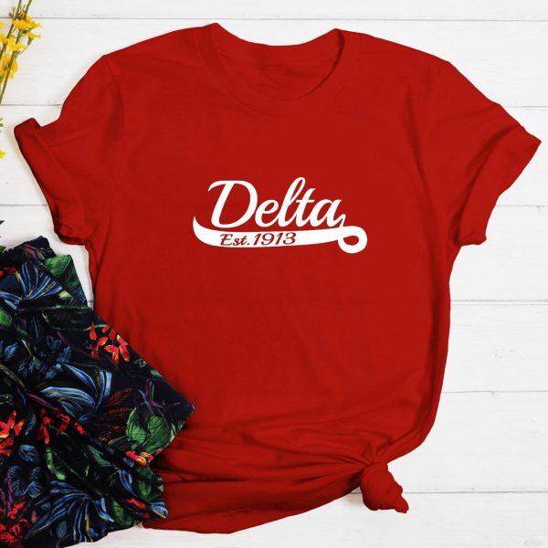 Delta Sigma Theta Shirt, The Title1913 Delta Sigma Theta Support Shirt, DST 1913 Legacy T-Shirt, Sorority Shirt, Sorority Gifts, Sisterhood Shirt, Red