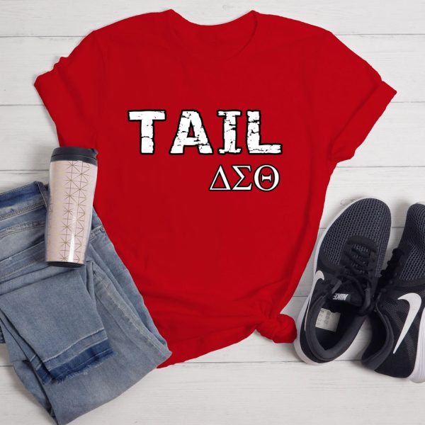 Delta Sigma Theta Shirt, Delta Sigma Theta TAIL Shirt, DST 1913 Legacy T-Shirt, Sorority Shirt, Sorority Gifts, Sisterhood Shirt, Red