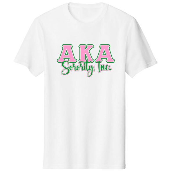 Alpha Kappa Alpha Shirt, AKA 1908 Gifts, AKA Sorority, Inc T-Shirt, Sorority Shirt, Sorority Gifts, Sisterhood Shirt, White