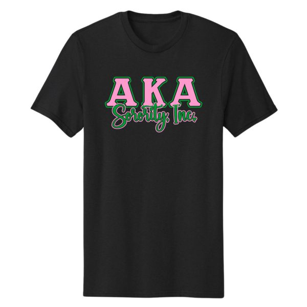 Alpha Kappa Alpha Shirt, AKA 1908 Gifts, AKA Sorority, Inc T-Shirt, Sorority Shirt, Sorority Gifts, Sisterhood Shirt,Black