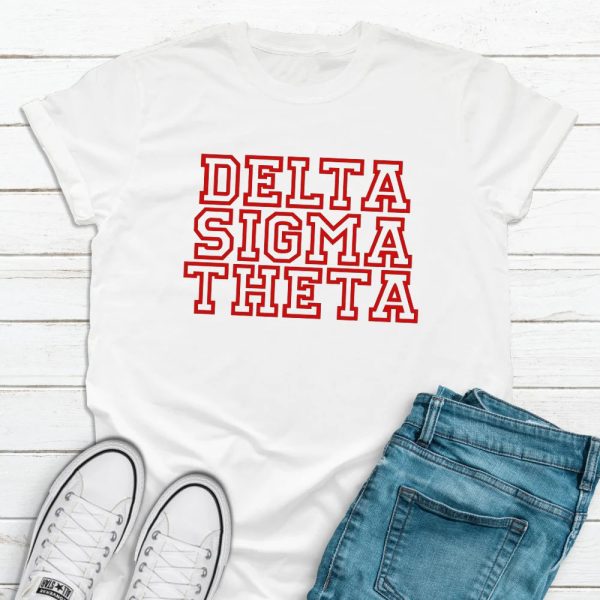Delta Sigma Theta Shirt, Delta Sigma Theta 1913 T-Shirt, Greek T-Shirt, Sorority Shirt, Sorority Gifts, Sisterhood Shirt, White