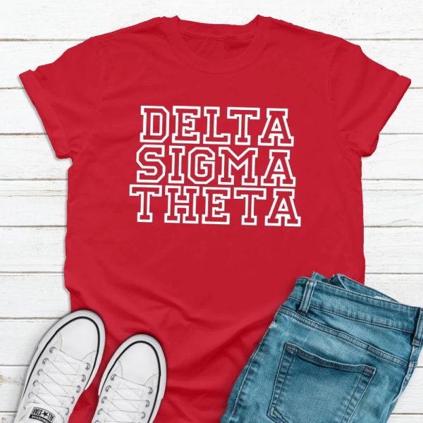 Delta Sigma Theta Shirt, Delta Sigma Theta 1913 T-Shirt, Greek T-Shirt, Sorority Shirt, Sorority Gifts, Sisterhood Shirt, Red
