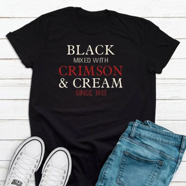 Delta Sigma Theta Shirt, Black Mixed with Crimson and Cream Since 1913 Shirt, Greek T-Shirt, Sorority Shirt, Sorority Gifts, Sisterhood Shirt, Black