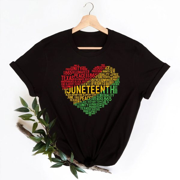 Juneteenth 1865 Shirt, Freeish Since Heart Shirt, Black Lives Matter T-Shirt, Black History Month Shirt, African American Shirt, Black Women Shirt