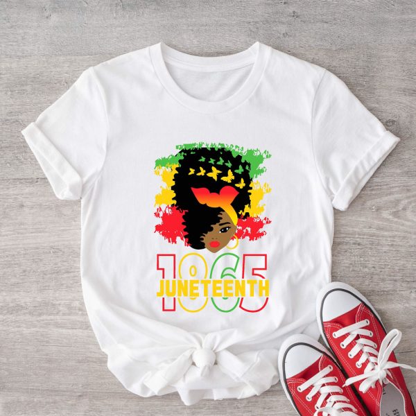 Juneteenth Shirt, Free-ish Shirt, Afro Girl Shirt, Black Freedom 1865 T-Shirt, Black History Month Shirt, Black Independence Day Shirt Jezsport.com