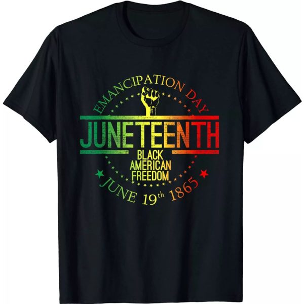 Juneteenth Shirt, Emancipation Day T-Shirt, Black American Freedom Shirt, Black History Month Shirt, Black Independence Day Shirt Jezsport.com