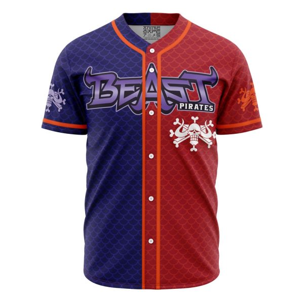 Beast Pirates Kaidou One Piece Baseball Jersey 3D Printed, For Men and Women Jezsport.com